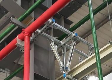 红桥该抗震支架的整体式支吊架结构协调性好